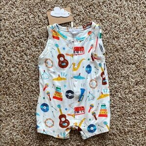 Angel Dear Musical Instrument Baby Romper